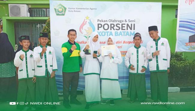 Ponpes Al-Pancory NWDI Batam Raih Juara 2 Lomba Paduan Suara pada Porseni Antar Madrasah 2022